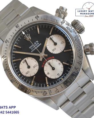 ROLEX Cosmograph 6265 black dial Big Red Daytona