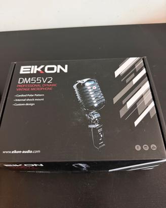 EIKON DM55V2 Microfono Vintage in metallo