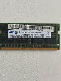 Ram notebook 2 GB PC3