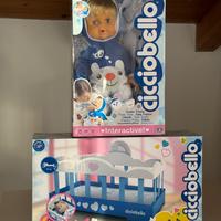 Cicciobello  - Bambola interattiva + Lettino