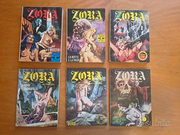 6 ZORA LA VAMPIRA Edifumetto 76/79 Horror Erotico 