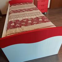 Letto singolo più altro estraibile