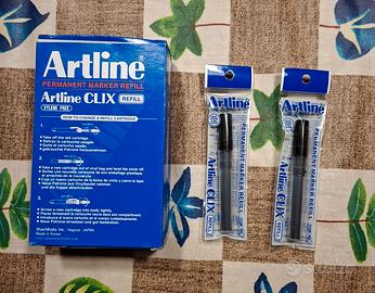 Ricariche Artline CLIX EK - 73R Nero- 12 pz
