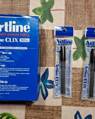 Ricariche Artline CLIX EK - 73R Nero- 12 pz