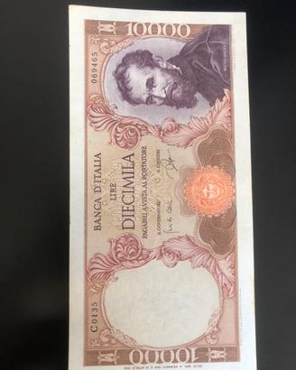Lire 10.000 Michelangelo 14/01/1964