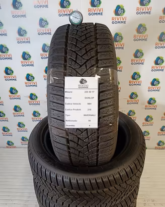 225 50 17 dunlop invernali 95%