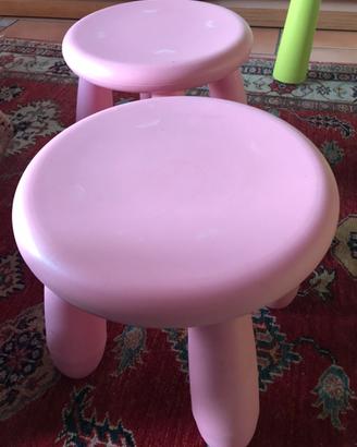 Sgabelli rosa MAMMUT IKEA