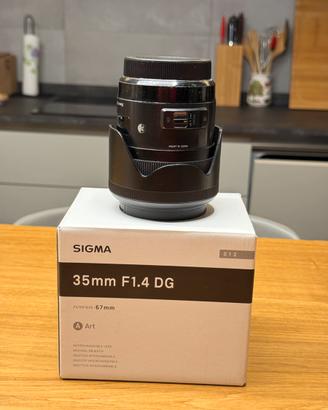 Sigma Art 35mm F/1,4-AF (A) DG HSM attacco Canon