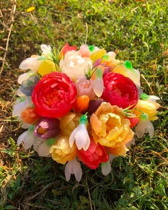 mazzi di fiori di sapone