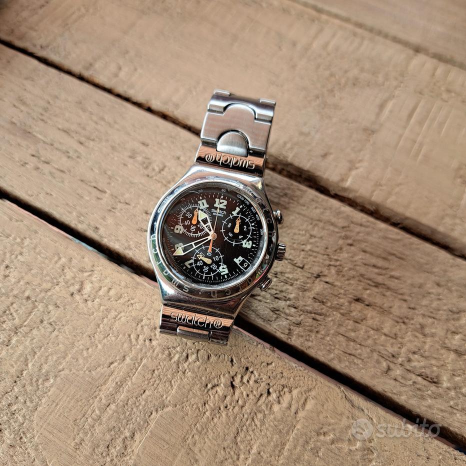 Cinturino swatch irony chrono Vendita in Abbigliamento e