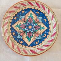 Piatto parete ceramica S. Stefano Camastra a mano
