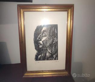 xilografia " il cieco" di Pietro  Parigi