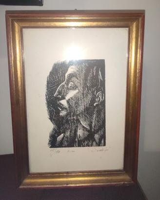 xilografia " il cieco" di Pietro  Parigi