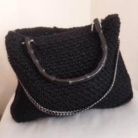 borsa nera cordino