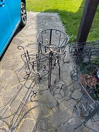 Portavaso in metallo