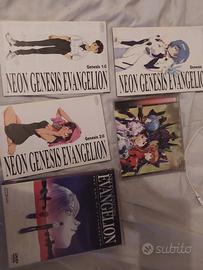Neon genesis evanglion: soundtrack cd + dvd + libr