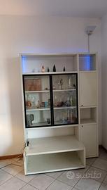 Mobile Poliform legno laccato bianco