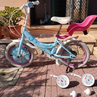 Bicicletta Frozen da 14 pollici bambina