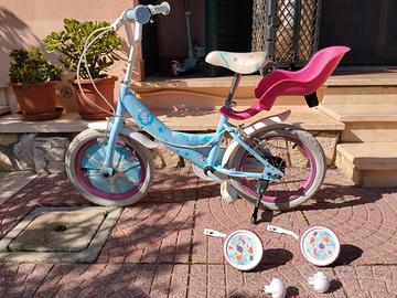 Bicicletta Frozen da 14 pollici bambina