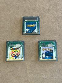 Set 3 giochi per Game Boy Color senza confezione