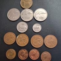 Monete Irlandesi 14pz.