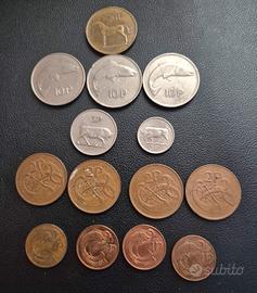 Monete Irlandesi 14pz.
