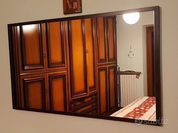 Specchio camera da parete in legno, grande