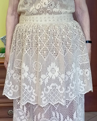 Vestito Donna 3 pezzi uncinetto