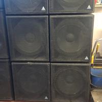 Impianto sub line array professionale