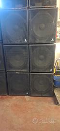 Impianto sub line array professionale