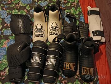 guantoni e paratibie