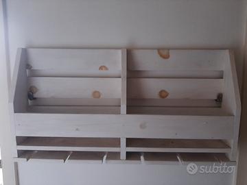 Mobile porta bottiglie/bicchieri