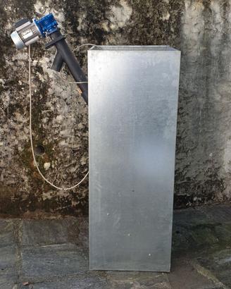 Serbatoio Contenitore Silos per Pellet e Coclea