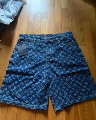 Pantaloncini jeans Louis vuitton