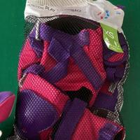 Protezioni pattini, roller, skate, bambina