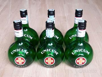 Bottiglia Amaro Unicum per riuso creativo