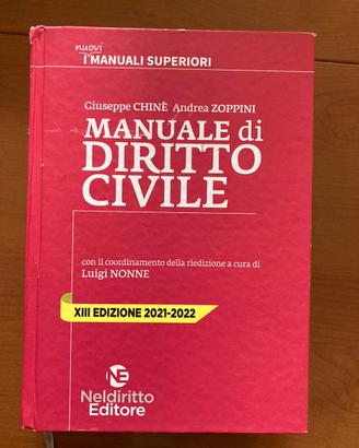 Manuale superiore diritto civile 2022