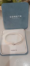 Bracciale perle e oro bianco 750,18kt Comete 