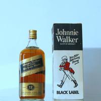 JOHNNIE WALKER Black Label - 12 anni 1960 / 70'