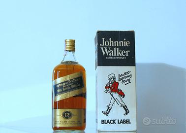 JOHNNIE WALKER Black Label - 12 anni 1960 / 70'