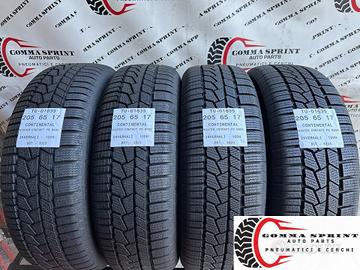 4 PNEUMATICI 205/65 R17 CONTINENTAL INVERNALI KM0