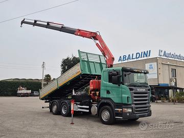 Scania R380 gru e ribaltabile