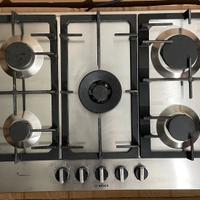 Piano cottura a gas Bosch 5 fuochi