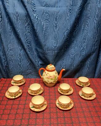 antico servizio da tè caffè porcellana giapponese