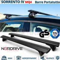 Barre da Tetto per Kia Sorento 4 in Alluminio Nero