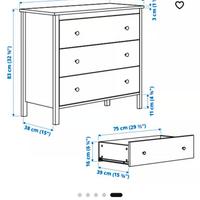 cassettiera 3 cassetti ikea kappang bianca