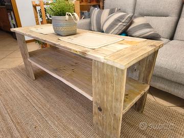 tavolo da soggiorno legno vintage