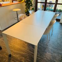Tavolo Pianca bianco 160×80 allungabile a 220 cm