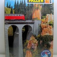 Scala N 1:160 Faller 2 teste di ponte ferroviario