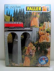 Scala N 1:160 Faller 2 teste di ponte ferroviario